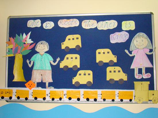 Preschool and Kindergarten Back To School Bulletin Board Idea