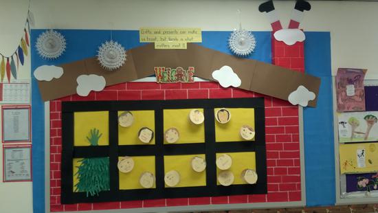 Christmas Bulletin Board Idea