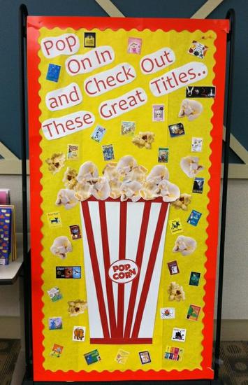 Back To School Library and Reading Bulletin Board Idea
